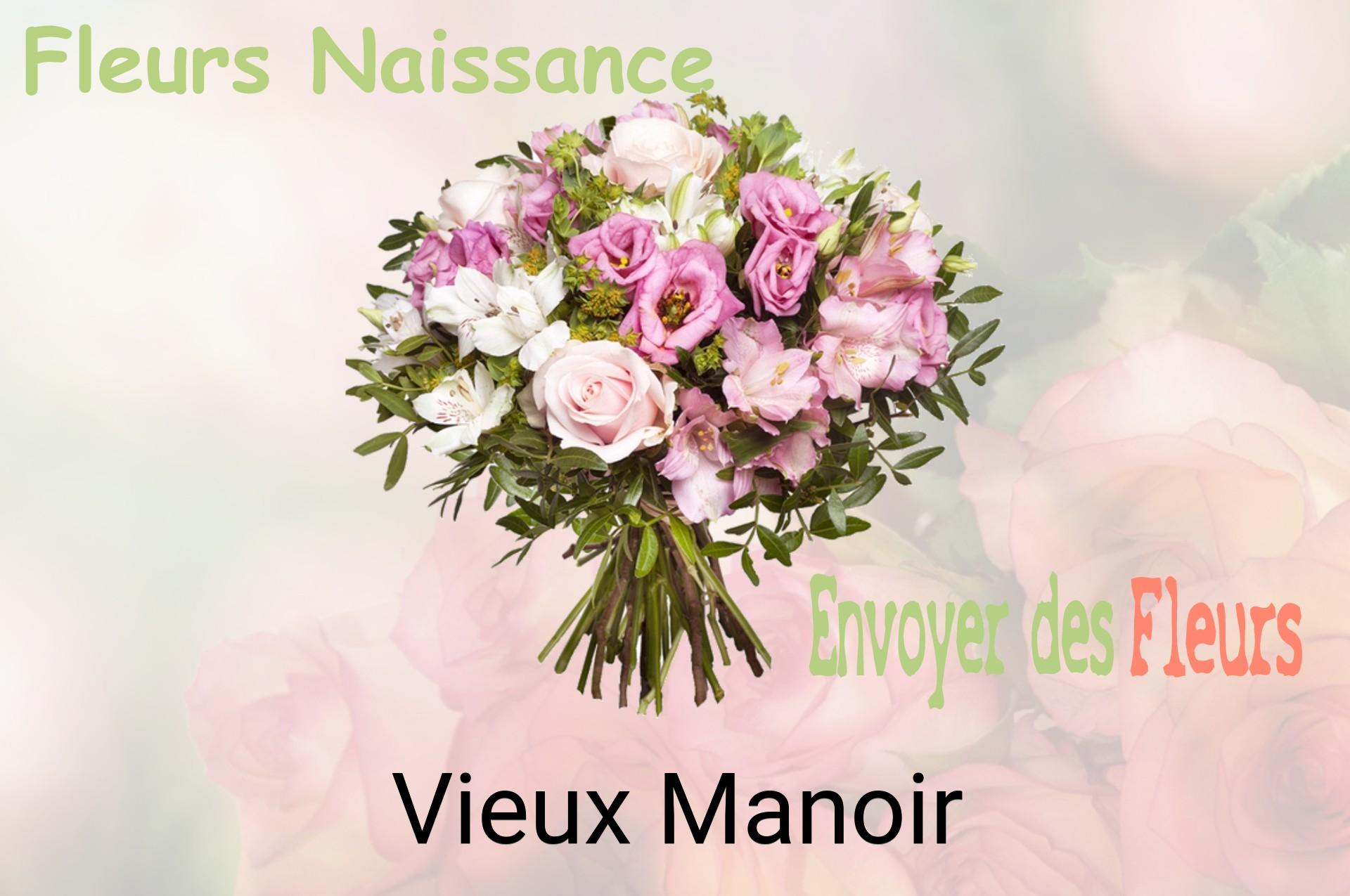 Bouquet de fleurs de naissance livré à Vieux-Manoir