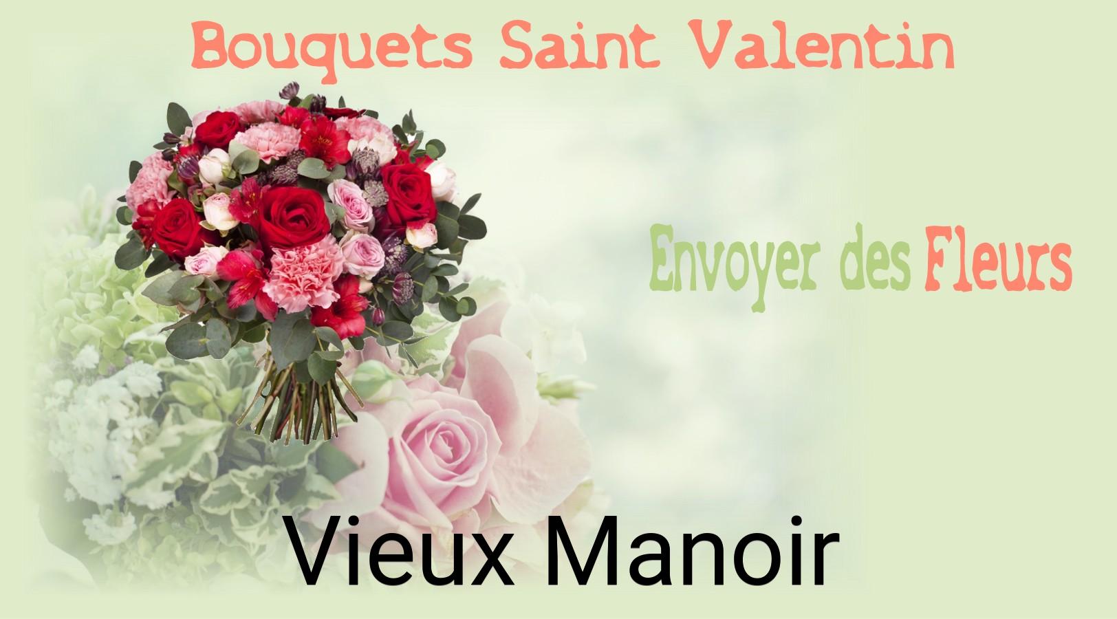 Roses de Saint-Valentin livrées à Vieux-Manoir